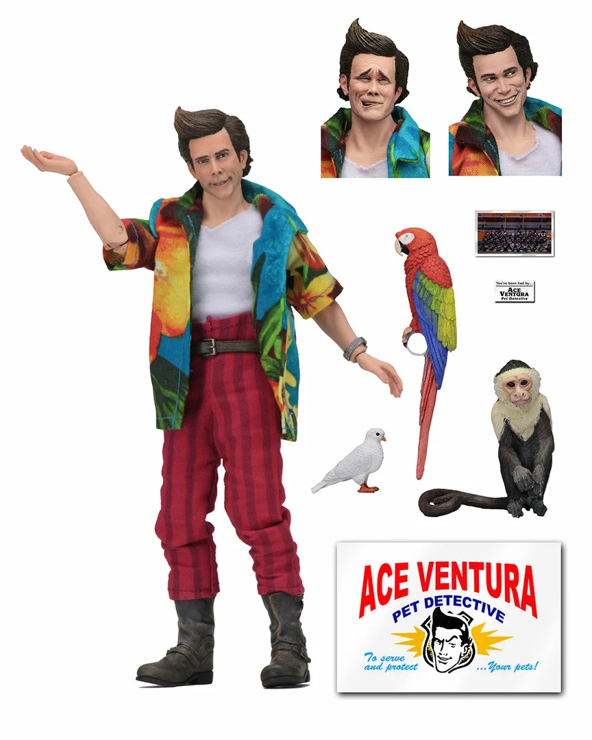 Ace Ventura: Pet Detective – 8″ Clothed Action Figure By NECA 2 Ace Ventura: Pet Detective – 8″ Clothed Action Figure By NECA