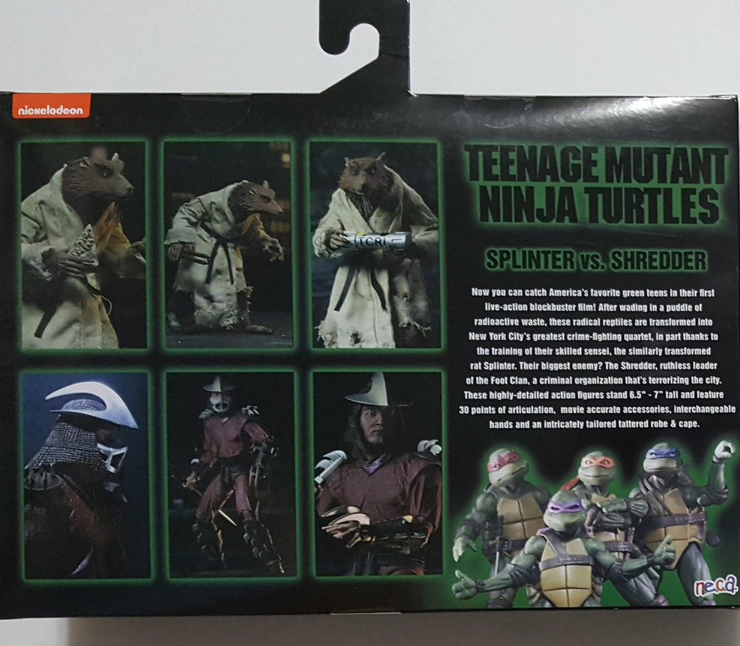 Teenage Mutant Ninja Turtles 1990 Movie – Splinter & Shredder By NECA Toys 15 Teenage Mutant Ninja Turtles 1990 Movie – Splinter & Shredder By NECA Toys