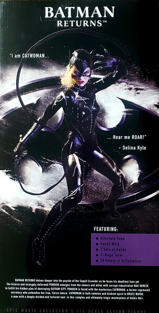 Catwoman: Batman Returns – 1/4 Scale Action Figure – Catwoman (Michelle Pfeiffer) By NECA 9 Catwoman: Batman Returns – 1/4 Scale Action Figure – Catwoman (Michelle Pfeiffer) By NECA