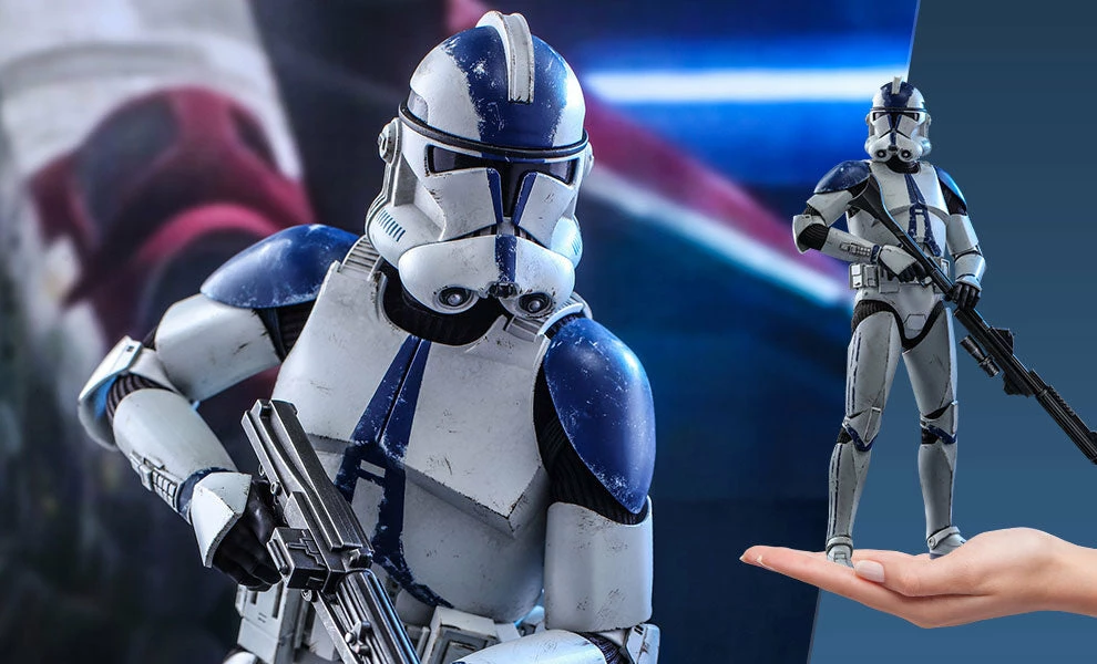 Sixth Scale Collectible Figures 501st Battalion Clone Trooper Sixth Scale Figure By Hot Toys The Clone Wars - Television Masterpiece Series 1 Sixth Scale Collectible Figures 501st Battalion Clone Trooper Sixth Scale Figure By Hot Toys The Clone Wars - Television Masterpiece Series