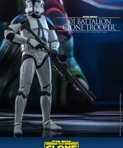 Sixth Scale Collectible Figures 501st Battalion Clone Trooper Sixth Scale Figure By Hot Toys The Clone Wars - Television Masterpiece Series 16 Sixth Scale Collectible Figures 501st Battalion Clone Trooper Sixth Scale Figure By Hot Toys The Clone Wars - Television Masterpiece Series