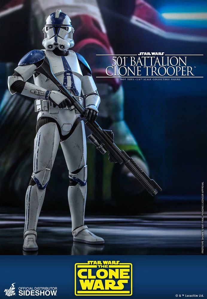 Sixth Scale Collectible Figures 501st Battalion Clone Trooper Sixth Scale Figure By Hot Toys The Clone Wars - Television Masterpiece Series 5 Sixth Scale Collectible Figures 501st Battalion Clone Trooper Sixth Scale Figure By Hot Toys The Clone Wars - Television Masterpiece Series