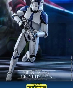 Sixth Scale Collectible Figures 501st Battalion Clone Trooper Sixth Scale Figure By Hot Toys The Clone Wars - Television Masterpiece Series 19 Sixth Scale Collectible Figures 501st Battalion Clone Trooper Sixth Scale Figure By Hot Toys The Clone Wars - Television Masterpiece Series