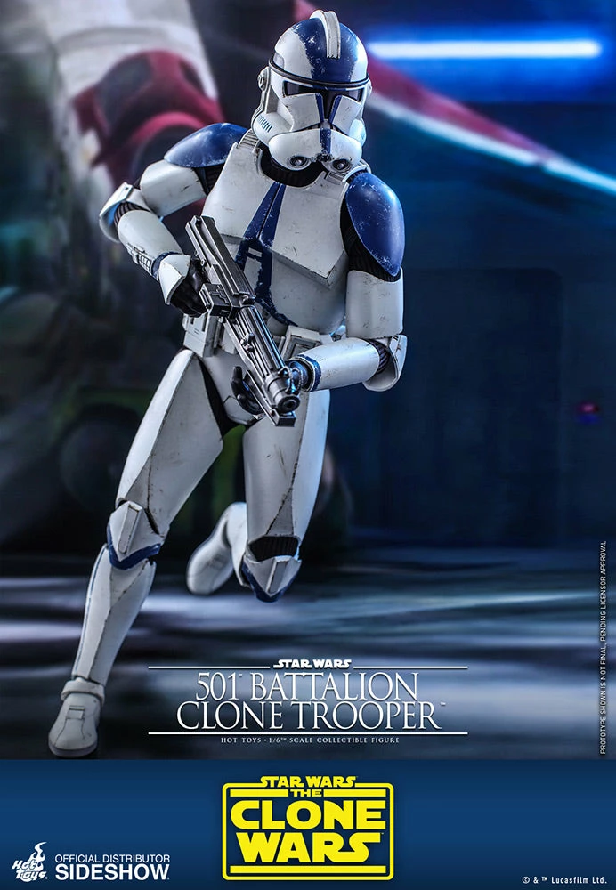 Sixth Scale Collectible Figures 501st Battalion Clone Trooper Sixth Scale Figure By Hot Toys The Clone Wars - Television Masterpiece Series 8 Sixth Scale Collectible Figures 501st Battalion Clone Trooper Sixth Scale Figure By Hot Toys The Clone Wars - Television Masterpiece Series