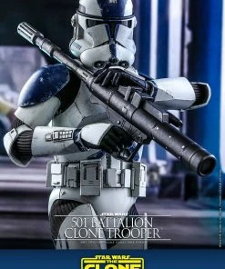 Sixth Scale Collectible Figures 501st Battalion Clone Trooper Sixth Scale Figure By Hot Toys The Clone Wars - Television Masterpiece Series 20 Sixth Scale Collectible Figures 501st Battalion Clone Trooper Sixth Scale Figure By Hot Toys The Clone Wars - Television Masterpiece Series