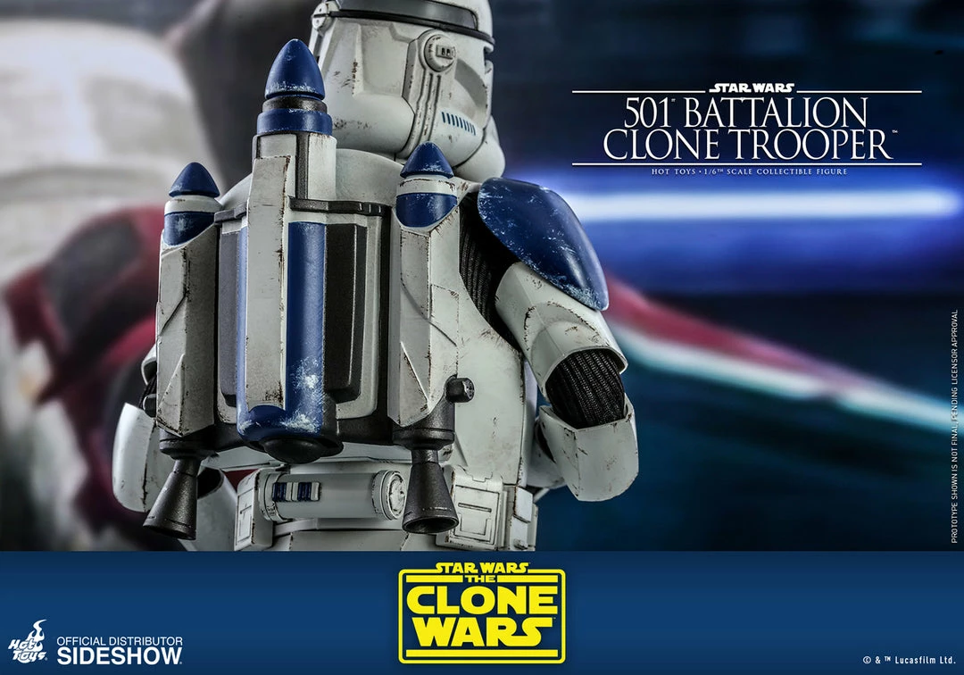 Sixth Scale Collectible Figures 501st Battalion Clone Trooper Sixth Scale Figure By Hot Toys The Clone Wars - Television Masterpiece Series 11 Sixth Scale Collectible Figures 501st Battalion Clone Trooper Sixth Scale Figure By Hot Toys The Clone Wars - Television Masterpiece Series