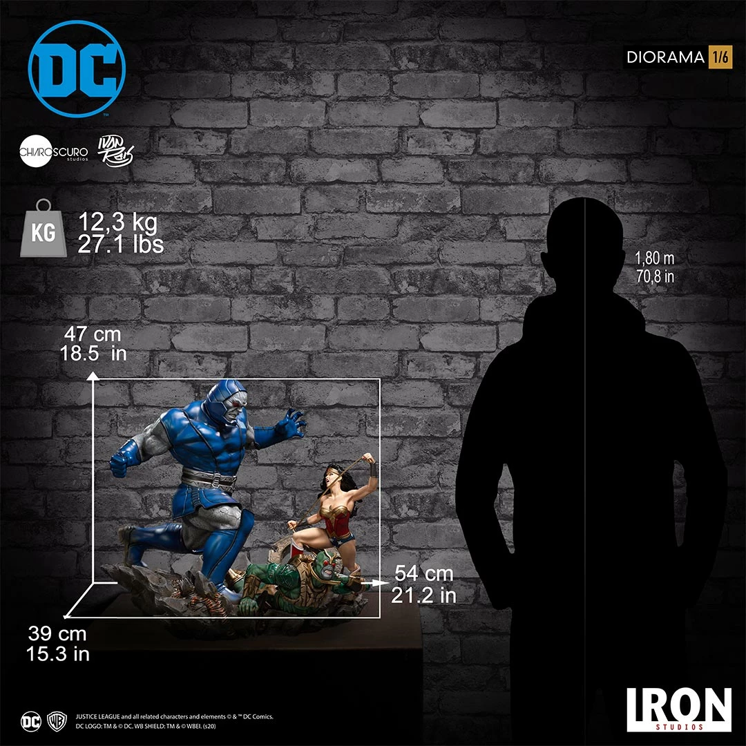 Wonder Woman Vs Darkseid Diorama 1/6 – DC Comics By Ivan Reis Iron Studios 16 Wonder Woman Vs Darkseid Diorama 1/6 – DC Comics By Ivan Reis Iron Studios