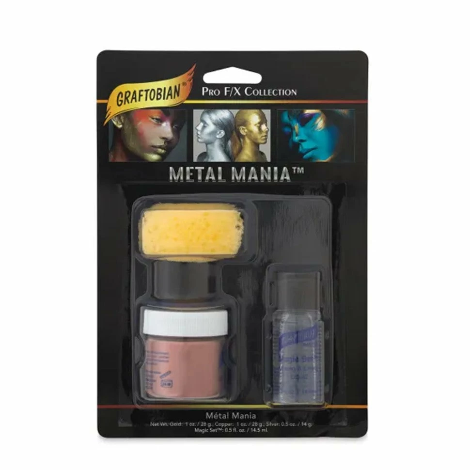 Blick Art Graftobian Metal Mania Cosmetic Powdered Metal Kits BLICK Full Catalog 7 Blick Art Graftobian Metal Mania Cosmetic Powdered Metal Kits BLICK Full Catalog