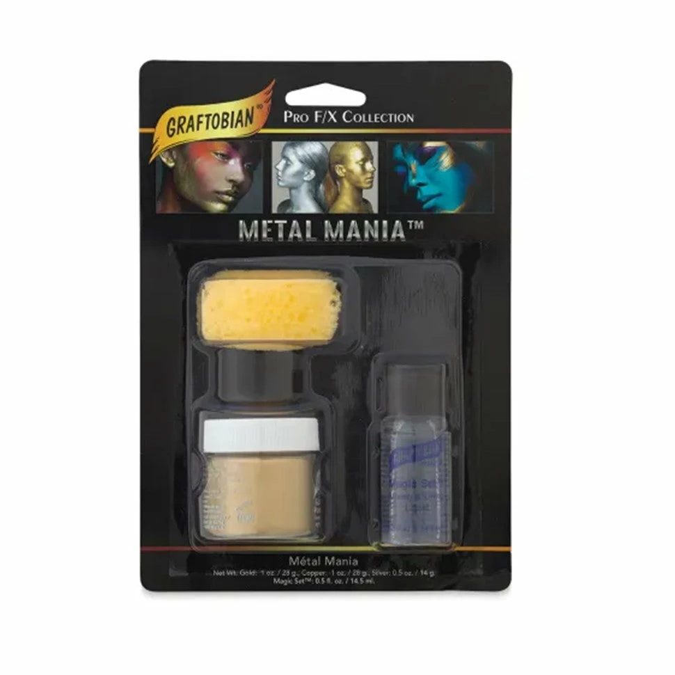 Blick Art Graftobian Metal Mania Cosmetic Powdered Metal Kits BLICK Full Catalog 9 Blick Art Graftobian Metal Mania Cosmetic Powdered Metal Kits BLICK Full Catalog