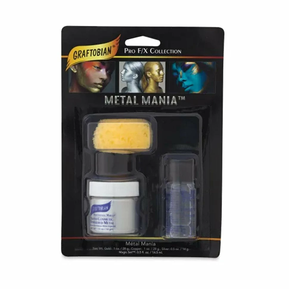 Blick Art Graftobian Metal Mania Cosmetic Powdered Metal Kits BLICK Full Catalog 11 Blick Art Graftobian Metal Mania Cosmetic Powdered Metal Kits BLICK Full Catalog