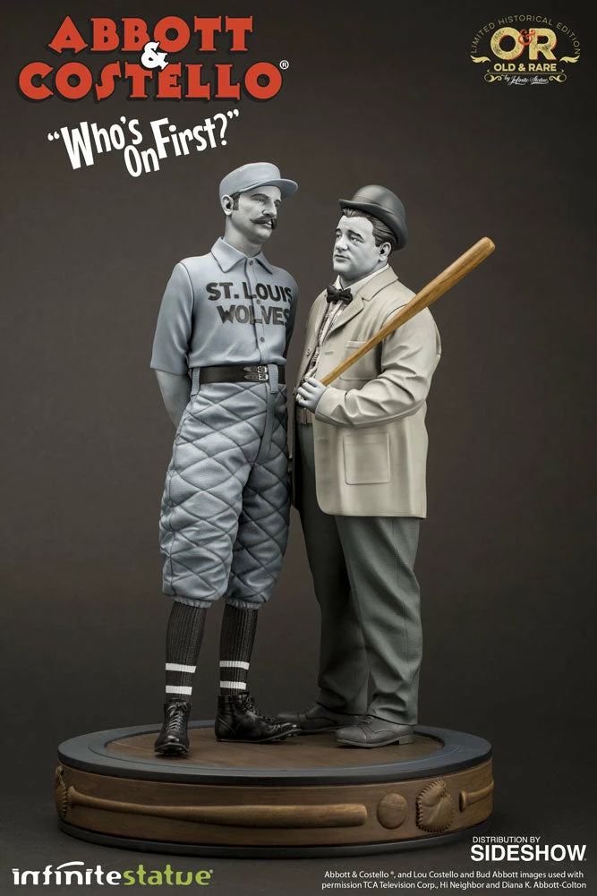 Abbott & Costello “Who’s On First?” Statue By Infinite Statue 1:6 Scale - Old & Rare Series 2 Abbott & Costello “Who’s On First?” Statue By Infinite Statue 1:6 Scale - Old & Rare Series