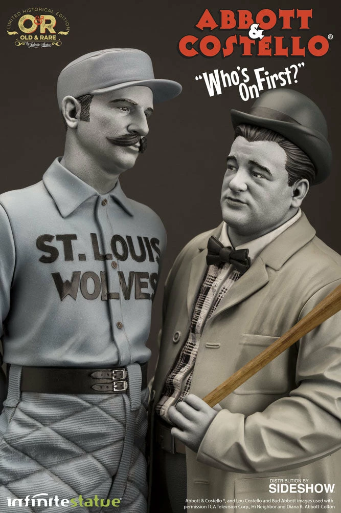 Abbott & Costello “Who’s On First?” Statue By Infinite Statue 1:6 Scale - Old & Rare Series 4 Abbott & Costello “Who’s On First?” Statue By Infinite Statue 1:6 Scale - Old & Rare Series