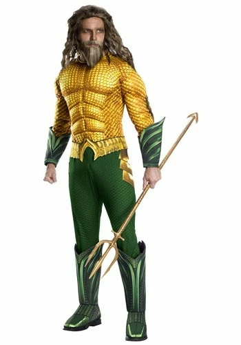 Hot Pop Cultures Store Cosplay, Halloween Costumes Aquaman Costume For Adult 1 Hot Pop Cultures Store Cosplay, Halloween Costumes Aquaman Costume For Adult