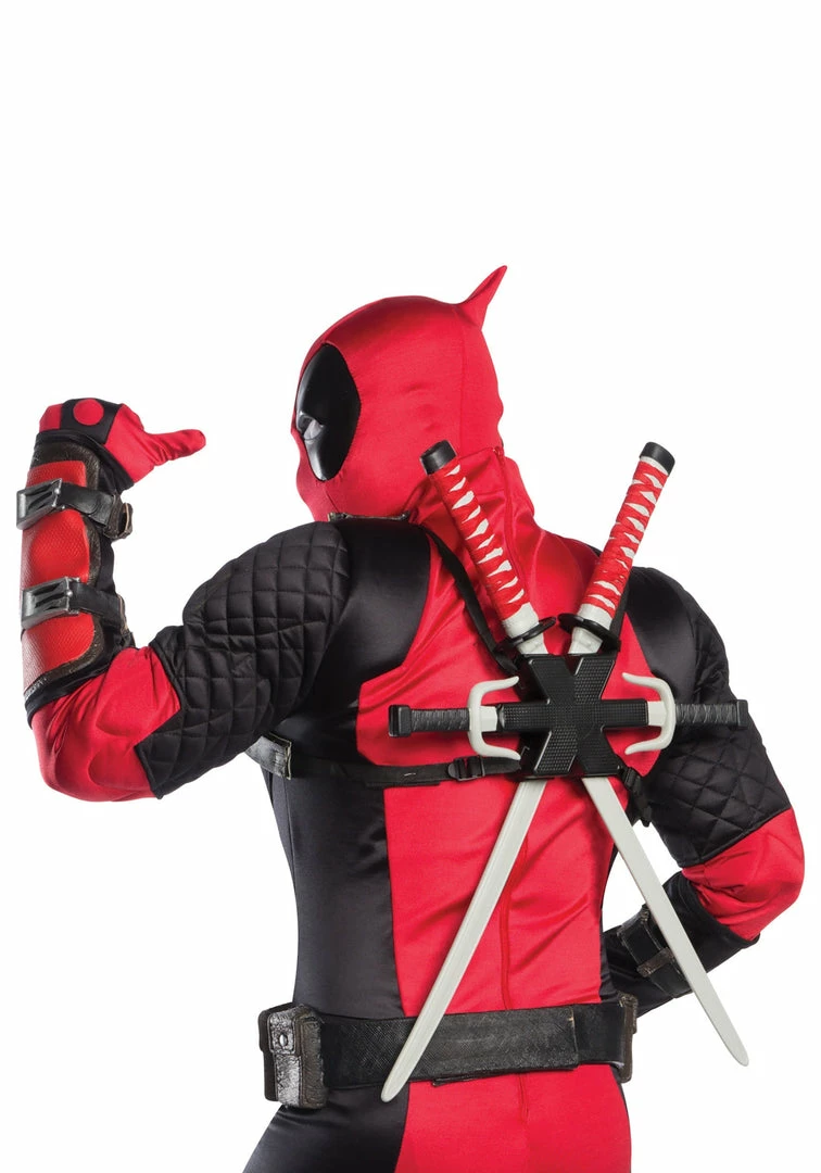 Halloweencostumes.com Men's Grand Heritage Deadpool Costume 2 Halloweencostumes.com Men's Grand Heritage Deadpool Costume