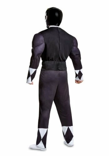 Fun.com Power Rangers Black Adult Muscle Ranger Costume 2 Fun.com Power Rangers Black Adult Muscle Ranger Costume