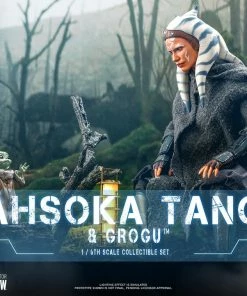 Hot Toys Sixth Scale Collectible Figures Ahsoka Tano And Grogu Sixth Scale Figure Set