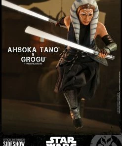 Hot Toys Sixth Scale Collectible Figures Ahsoka Tano And Grogu Sixth Scale Figure Set