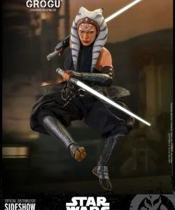Hot Toys Sixth Scale Collectible Figures Ahsoka Tano And Grogu Sixth Scale Figure Set