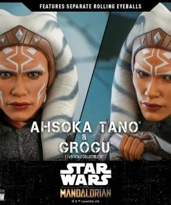 Hot Toys Sixth Scale Collectible Figures Ahsoka Tano And Grogu Sixth Scale Figure Set