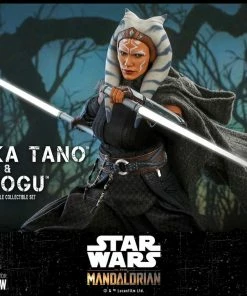 Hot Toys Sixth Scale Collectible Figures Ahsoka Tano And Grogu Sixth Scale Figure Set