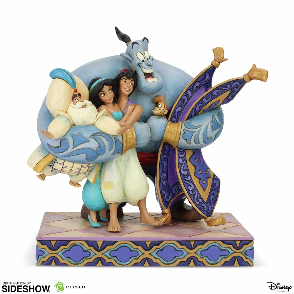 Aladdin Group Hug Figurine By Enesco, LLC Group Hug - Disney Traditions 2 Aladdin Group Hug Figurine By Enesco, LLC Group Hug - Disney Traditions