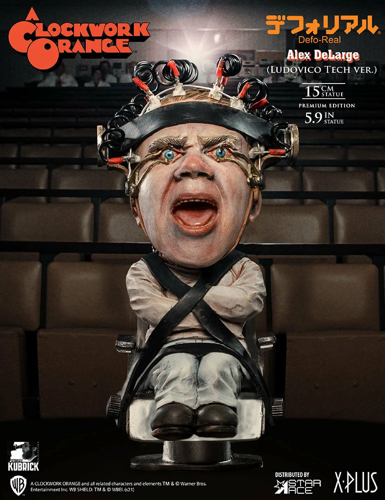 Alex DeLarge 2.0 (Ludovico Tech Version) Statue By Star Ace Toys Ltd. Defo-Real Series 2 Alex DeLarge 2.0 (Ludovico Tech Version) Statue By Star Ace Toys Ltd. Defo-Real Series