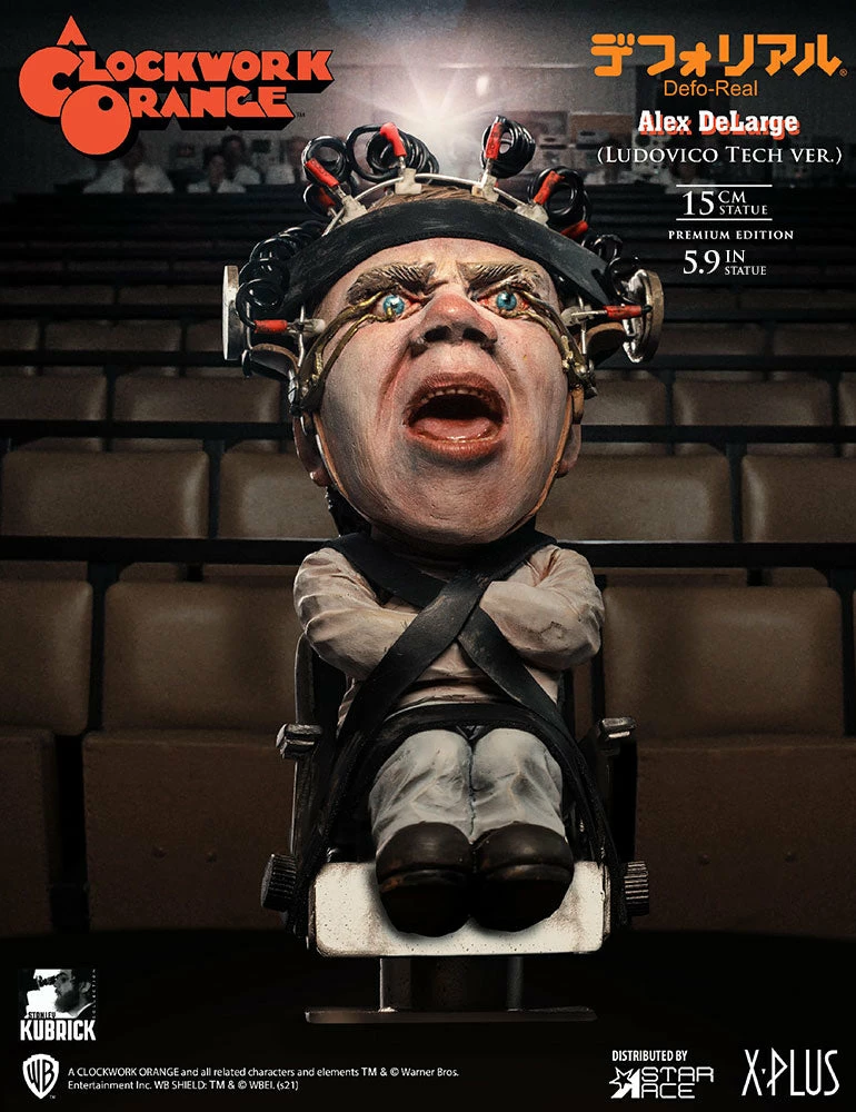 Alex DeLarge 2.0 (Ludovico Tech Version) Statue By Star Ace Toys Ltd. Defo-Real Series 3 Alex DeLarge 2.0 (Ludovico Tech Version) Statue By Star Ace Toys Ltd. Defo-Real Series