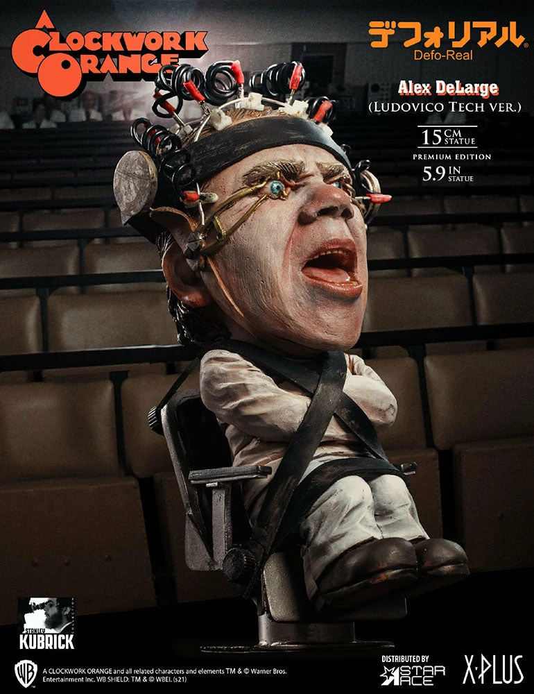 Alex DeLarge 2.0 (Ludovico Tech Version) Statue By Star Ace Toys Ltd. Defo-Real Series 5 Alex DeLarge 2.0 (Ludovico Tech Version) Statue By Star Ace Toys Ltd. Defo-Real Series