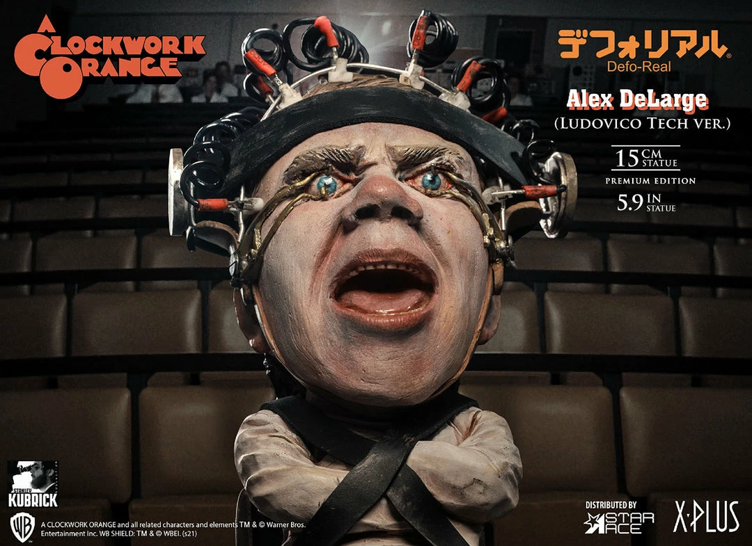 Alex DeLarge 2.0 (Ludovico Tech Version) Statue By Star Ace Toys Ltd. Defo-Real Series 8 Alex DeLarge 2.0 (Ludovico Tech Version) Statue By Star Ace Toys Ltd. Defo-Real Series