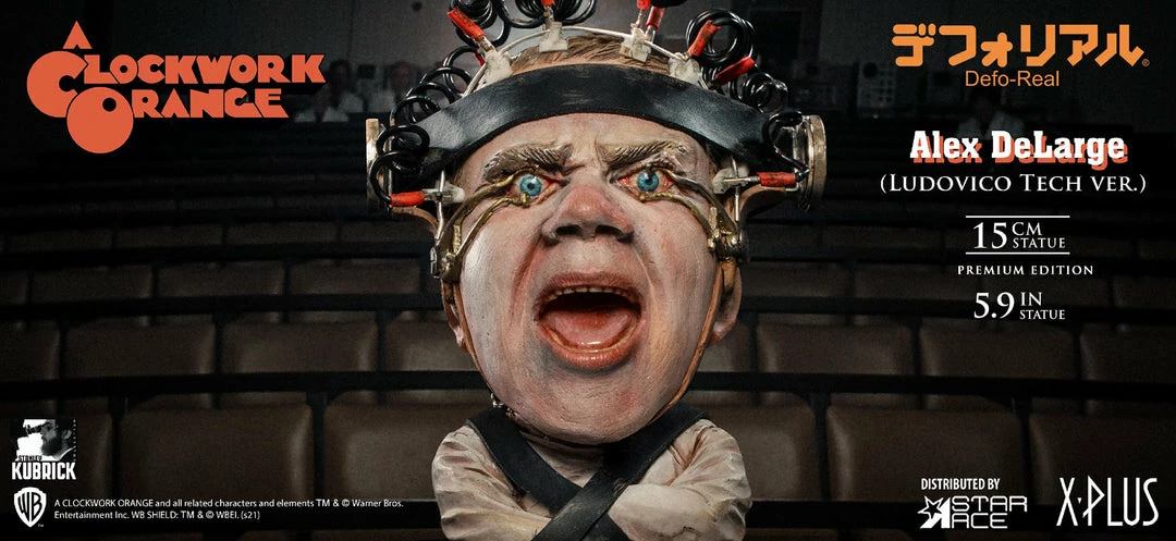 Alex DeLarge 2.0 (Ludovico Tech Version) Statue By Star Ace Toys Ltd. Defo-Real Series 10 Alex DeLarge 2.0 (Ludovico Tech Version) Statue By Star Ace Toys Ltd. Defo-Real Series