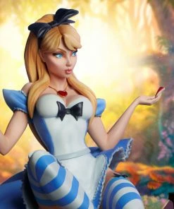 Premium Collection Alice In Wonderland Statue By Sideshow Collectibles Fairytale Fantasies Collection Artist J Scott Campbell