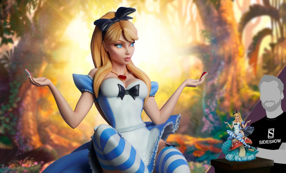Premium Collection Alice In Wonderland Statue By Sideshow Collectibles Fairytale Fantasies Collection Artist J Scott Campbell 1 Premium Collection Alice In Wonderland Statue By Sideshow Collectibles Fairytale Fantasies Collection Artist J Scott Campbell