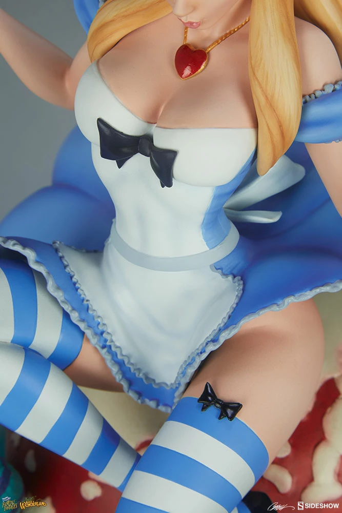 Premium Collection Alice In Wonderland Statue By Sideshow Collectibles Fairytale Fantasies Collection Artist J Scott Campbell 14 Premium Collection Alice In Wonderland Statue By Sideshow Collectibles Fairytale Fantasies Collection Artist J Scott Campbell