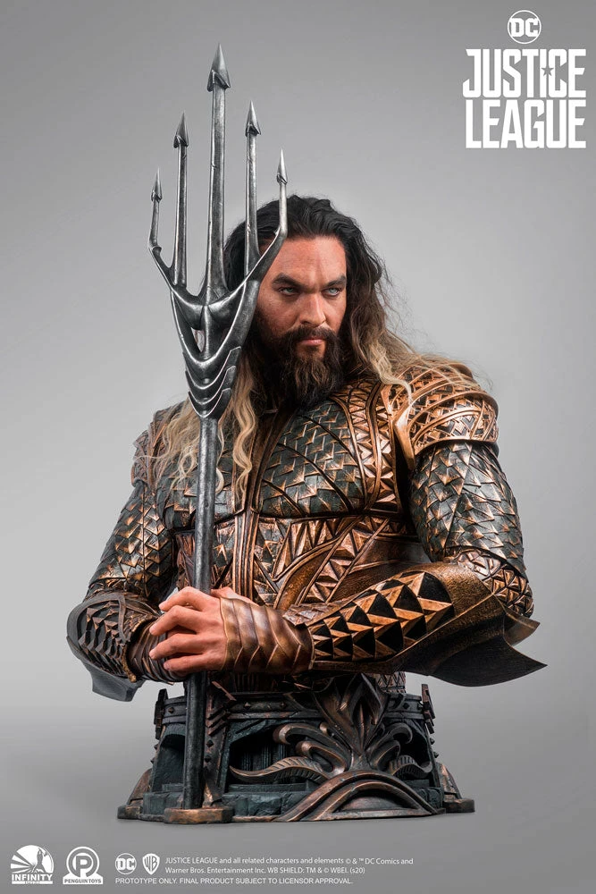 Aquaman Life-Size Bust By Infinity Studio Justice League 6 Aquaman Life-Size Bust By Infinity Studio Justice League