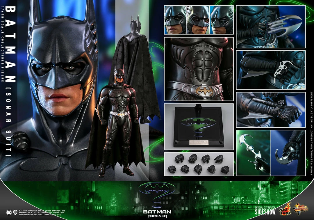 Batman (Sonar Suit) Sixth Scale Figure By Hot Toys Movie Masterpiece Series - Batman Forever 18 Batman (Sonar Suit) Sixth Scale Figure By Hot Toys Movie Masterpiece Series - Batman Forever