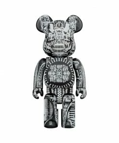 Be@rbrick H.R. Giger (Black Chrome Version) 100% & 400% Bearbrick By Medicom Toy