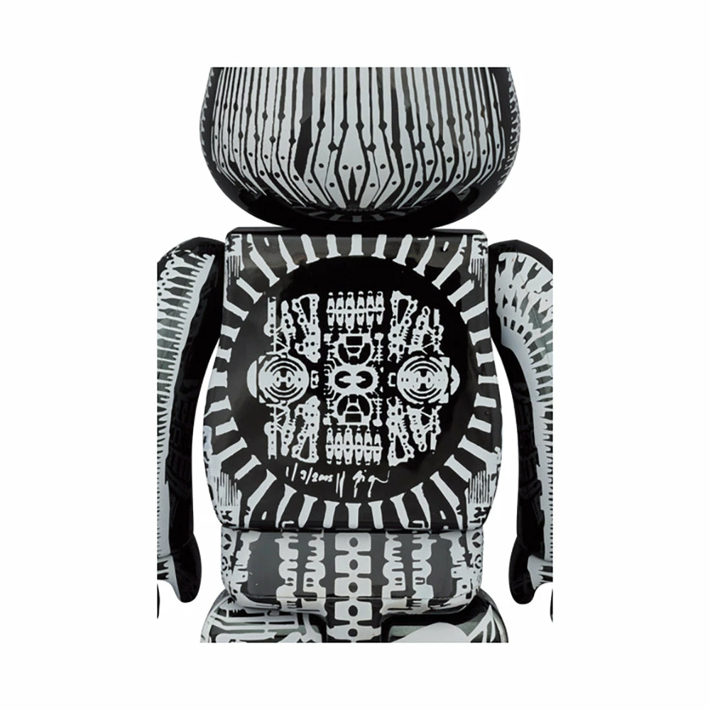Be@rbrick H.R. Giger (Black Chrome Version) 100% & 400% Bearbrick By Medicom Toy 4 Be@rbrick H.R. Giger (Black Chrome Version) 100% & 400% Bearbrick By Medicom Toy