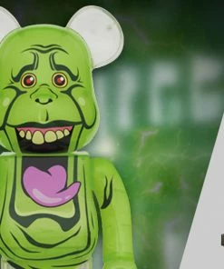 Ghostbusters Be@rbrick Slimer (Green Ghost) 1000% Bearbrick By Medicom Toy
