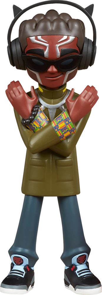 Black Panther Designer Collectible Toy By Unruly Industries™ By KaNO SIDESHOW COLLECTIBLES 1 Black Panther Designer Collectible Toy By Unruly Industries™ By KaNO SIDESHOW COLLECTIBLES