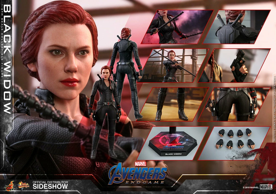 Black Widow Sixth Scale Figure By Hot Toys Avengers: Endgame - Movie Masterpiece Series 20 Black Widow Sixth Scale Figure By Hot Toys Avengers: Endgame - Movie Masterpiece Series