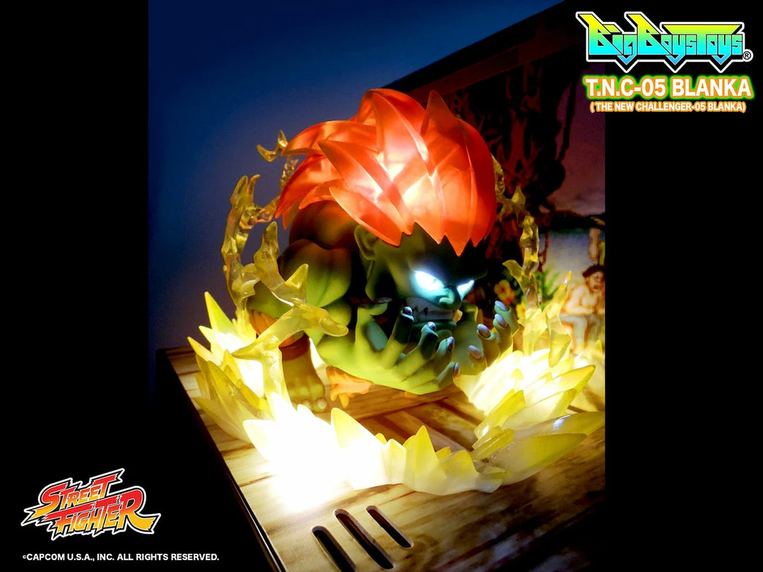 BigBoys Toys Blanka PVC Figure By BigBoysToys Street Fighter T.N.C. PVC Figure With Light And Sound 3 BigBoys Toys Blanka PVC Figure By BigBoysToys Street Fighter T.N.C. PVC Figure With Light And Sound