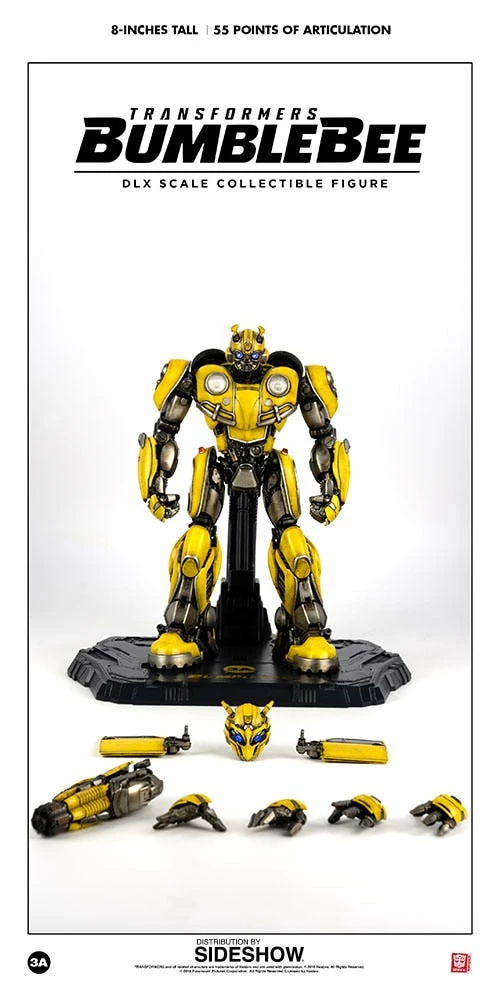 Bumblebee Collectible Figure By ThreeA Toys DLX Scale - Die-Cast Metal - Bumblebee Movie 11 Bumblebee Collectible Figure By ThreeA Toys DLX Scale - Die-Cast Metal - Bumblebee Movie