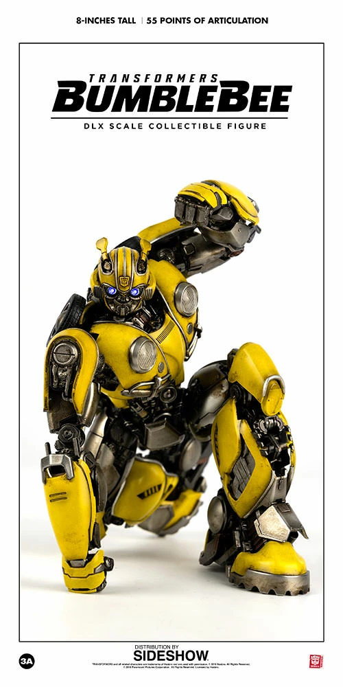 Bumblebee Collectible Figure By ThreeA Toys DLX Scale - Die-Cast Metal - Bumblebee Movie 12 Bumblebee Collectible Figure By ThreeA Toys DLX Scale - Die-Cast Metal - Bumblebee Movie