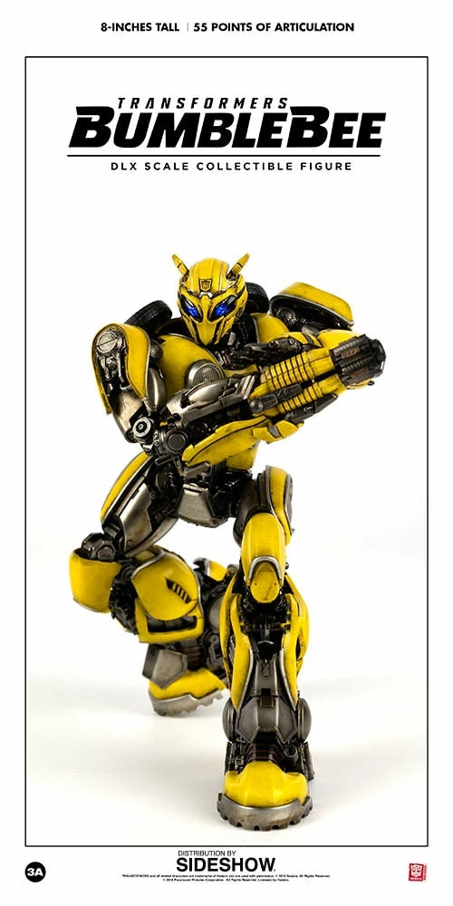 Bumblebee Collectible Figure By ThreeA Toys DLX Scale - Die-Cast Metal - Bumblebee Movie 22 Bumblebee Collectible Figure By ThreeA Toys DLX Scale - Die-Cast Metal - Bumblebee Movie