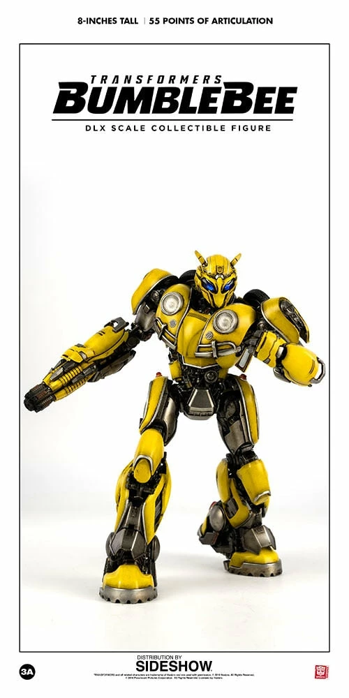 Bumblebee Collectible Figure By ThreeA Toys DLX Scale - Die-Cast Metal - Bumblebee Movie 20 Bumblebee Collectible Figure By ThreeA Toys DLX Scale - Die-Cast Metal - Bumblebee Movie