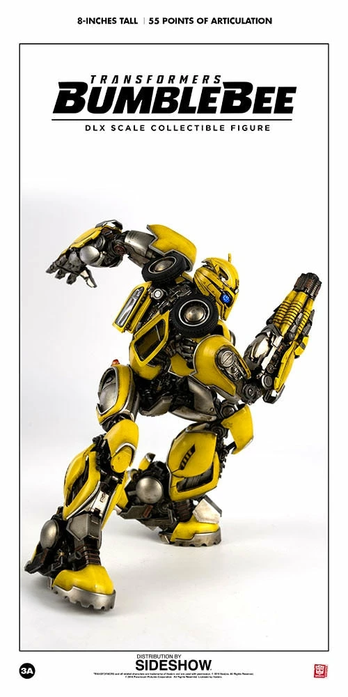 Bumblebee Collectible Figure By ThreeA Toys DLX Scale - Die-Cast Metal - Bumblebee Movie 18 Bumblebee Collectible Figure By ThreeA Toys DLX Scale - Die-Cast Metal - Bumblebee Movie