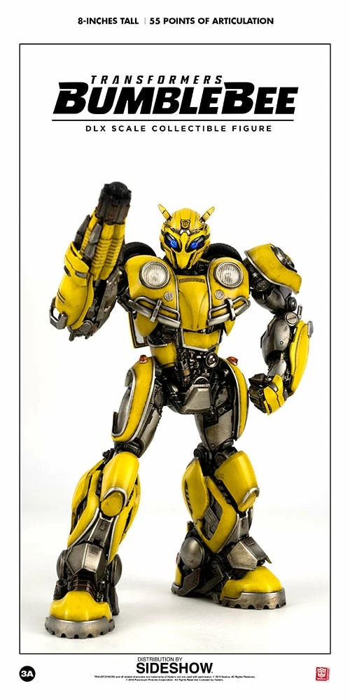 Bumblebee Collectible Figure By ThreeA Toys DLX Scale - Die-Cast Metal - Bumblebee Movie 16 Bumblebee Collectible Figure By ThreeA Toys DLX Scale - Die-Cast Metal - Bumblebee Movie