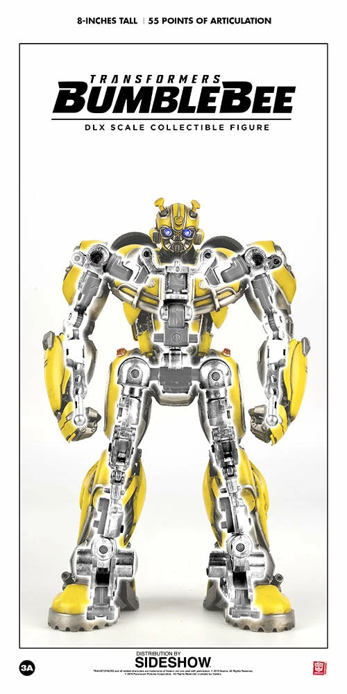 Bumblebee Collectible Figure By ThreeA Toys DLX Scale - Die-Cast Metal - Bumblebee Movie 14 Bumblebee Collectible Figure By ThreeA Toys DLX Scale - Die-Cast Metal - Bumblebee Movie