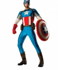 Halloweencostumes.com Captain America Grand Heritage Men's Costume