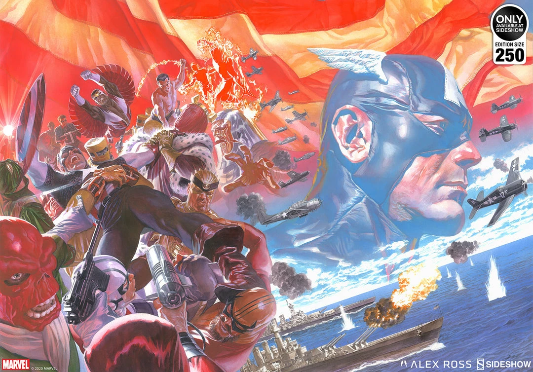 Art Work Murals & Prints Captain America: Winter In America Art Print By Alex Ross Art 3 Art Work Murals & Prints Captain America: Winter In America Art Print By Alex Ross Art